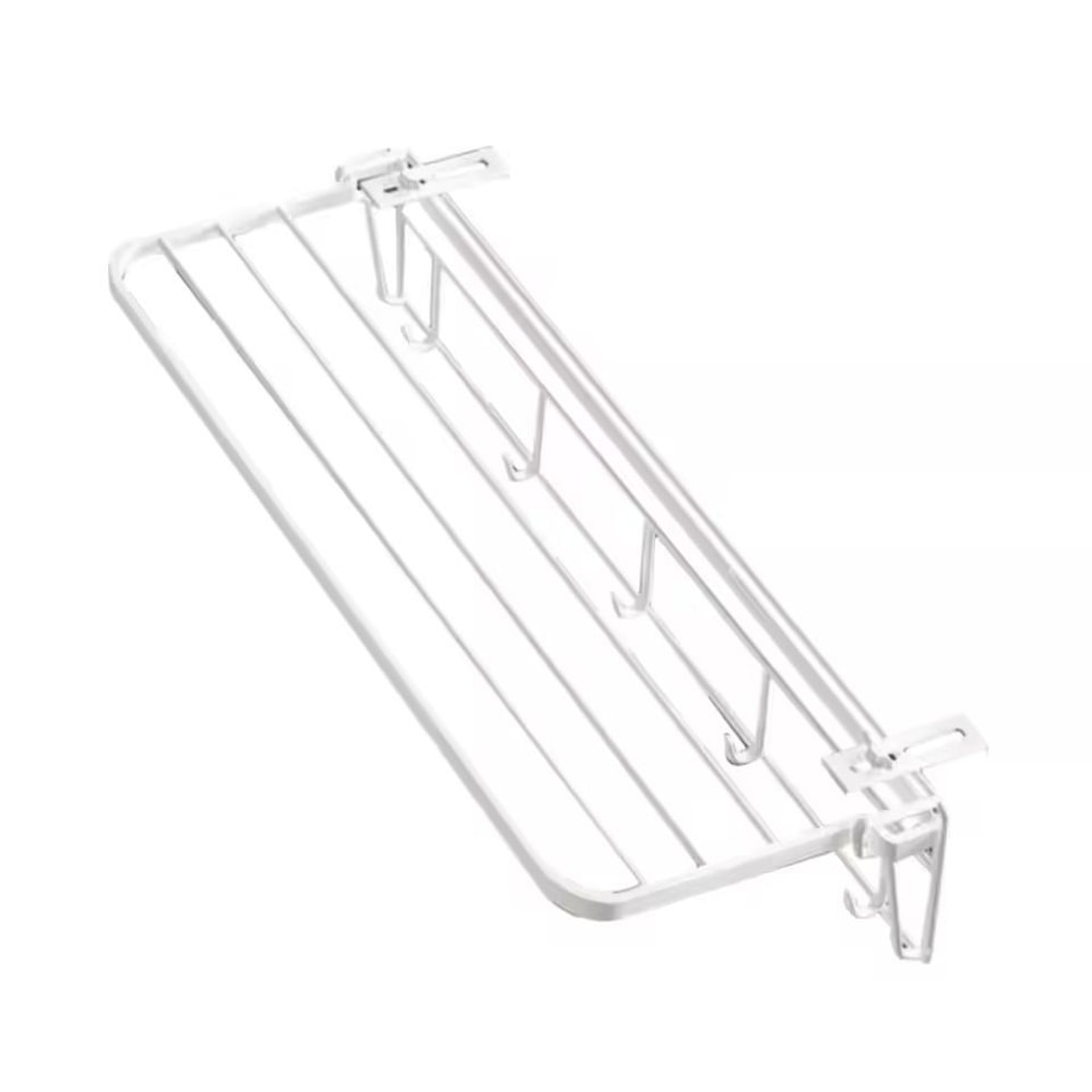 Premium FoldAway Balcony Clothes Drying Rack Indoor Outdoor Rail Mounted Drying Solution 6