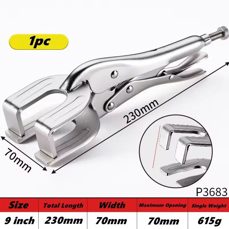 HeavyDuty UShape Welding Locking Pliers Adjustable Metal Fabrication Clamp 10