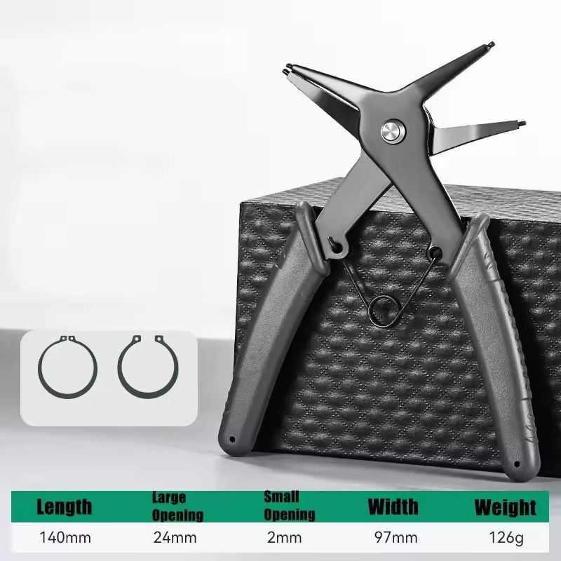 PrecisionMulti SnapRing Circlip Pliers Internal External Retaining Ring Tool 10