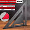 PrecisionCraft Aluminum Triangle Gauge MultiFunction Woodworking Angle Measuring Ruler 3