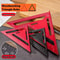 PrecisionCraft Aluminum Triangle Gauge MultiFunction Woodworking Angle Measuring Ruler 9