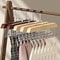 Classic Wood 8Hook Closet Organizer Premium Solid Wood Hanger Rack For Belts Bras Accessories 0