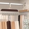 Classic Wood 8Hook Closet Organizer Premium Solid Wood Hanger Rack For Belts Bras Accessories 5