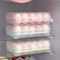 Refrigerator Egg Storage Box 15Grid Stackable Premium PP Egg Organizer Tray 5