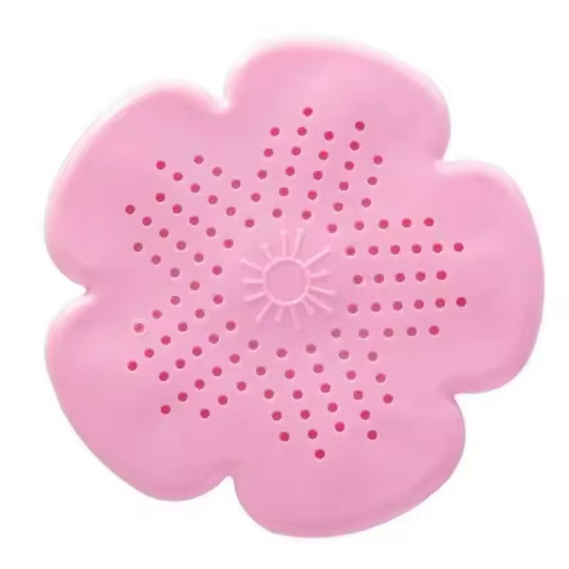 FlowerEdge TPR Silicone Sink Drain Strainer Plug AntiClog Filter For Kitchen Bathroom 2