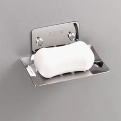 elegant glidewall soap tray – wall-mounted draining soap dish & holder