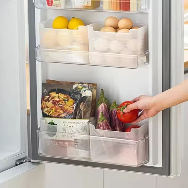 Premium SideDoor Refrigerator Organizer Box FoodGrade FreshKeeping Storage Solution 5