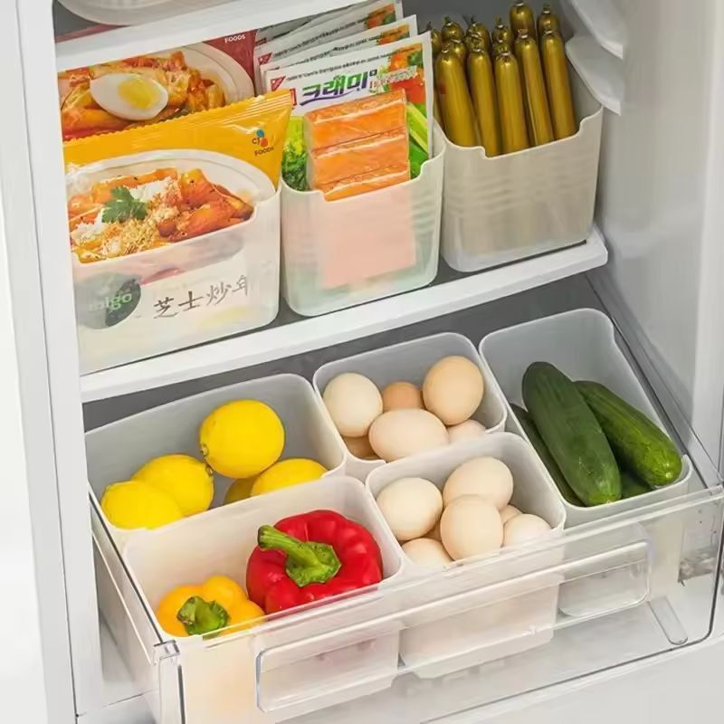Premium SideDoor Refrigerator Organizer Box FoodGrade FreshKeeping Storage Solution 6