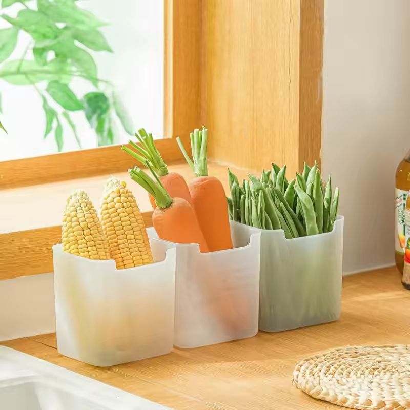 Premium SideDoor Refrigerator Organizer Box FoodGrade FreshKeeping Storage Solution 0