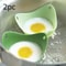 Silicone Egg Poacher Moulds Set Of 124 For Easy Kitchen Egg Poaching Cooking Tool 2