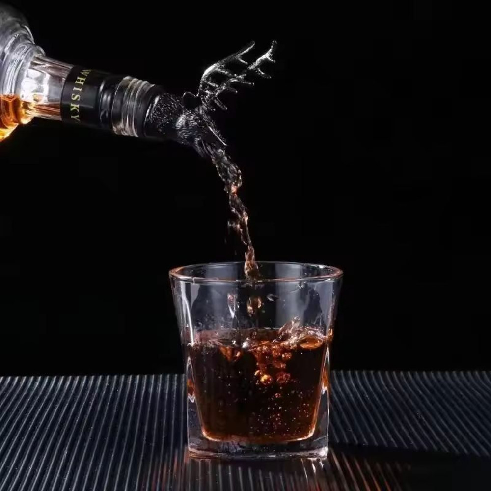 Elegant Deer Head Stainless Steel Wine Champagne Bottle Stopper Vacuum Seal Bar Accessory 7