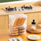 SmartLoaf Clear Kitchen Bread Storage Dispenser Premium Airtight Bread Box Fridge Organizer 3
