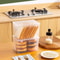 SmartLoaf Clear Kitchen Bread Storage Dispenser Premium Airtight Bread Box Fridge Organizer 3
