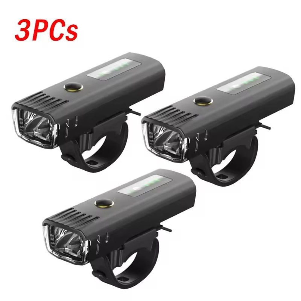 UltimateRide 1000 LM USB Rechargeable Bike Light Set Front Smart Sensor Rear 3
