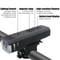 UltimateRide 1000 LM USB Rechargeable Bike Light Set Front Smart Sensor Rear 12
