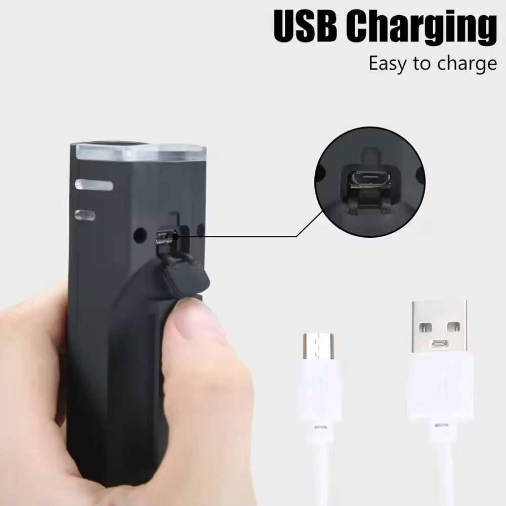 UltimateRide 1000 LM USB Rechargeable Bike Light Set Front Smart Sensor Rear 14