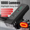UltimateRide 1000 LM USB Rechargeable Bike Light Set Front Smart Sensor Rear 17
