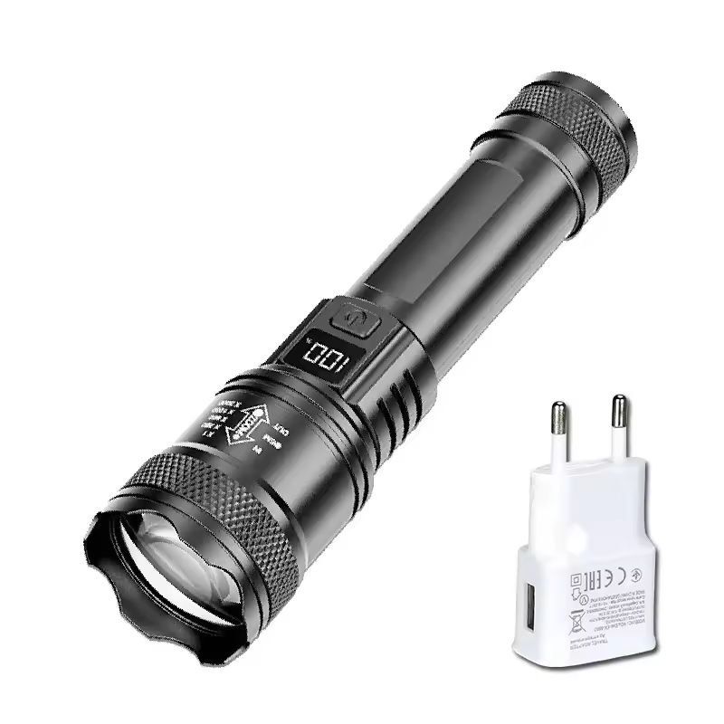 UltraBeam 2000LM Rechargeable Zoom Tactical Flashlight 1