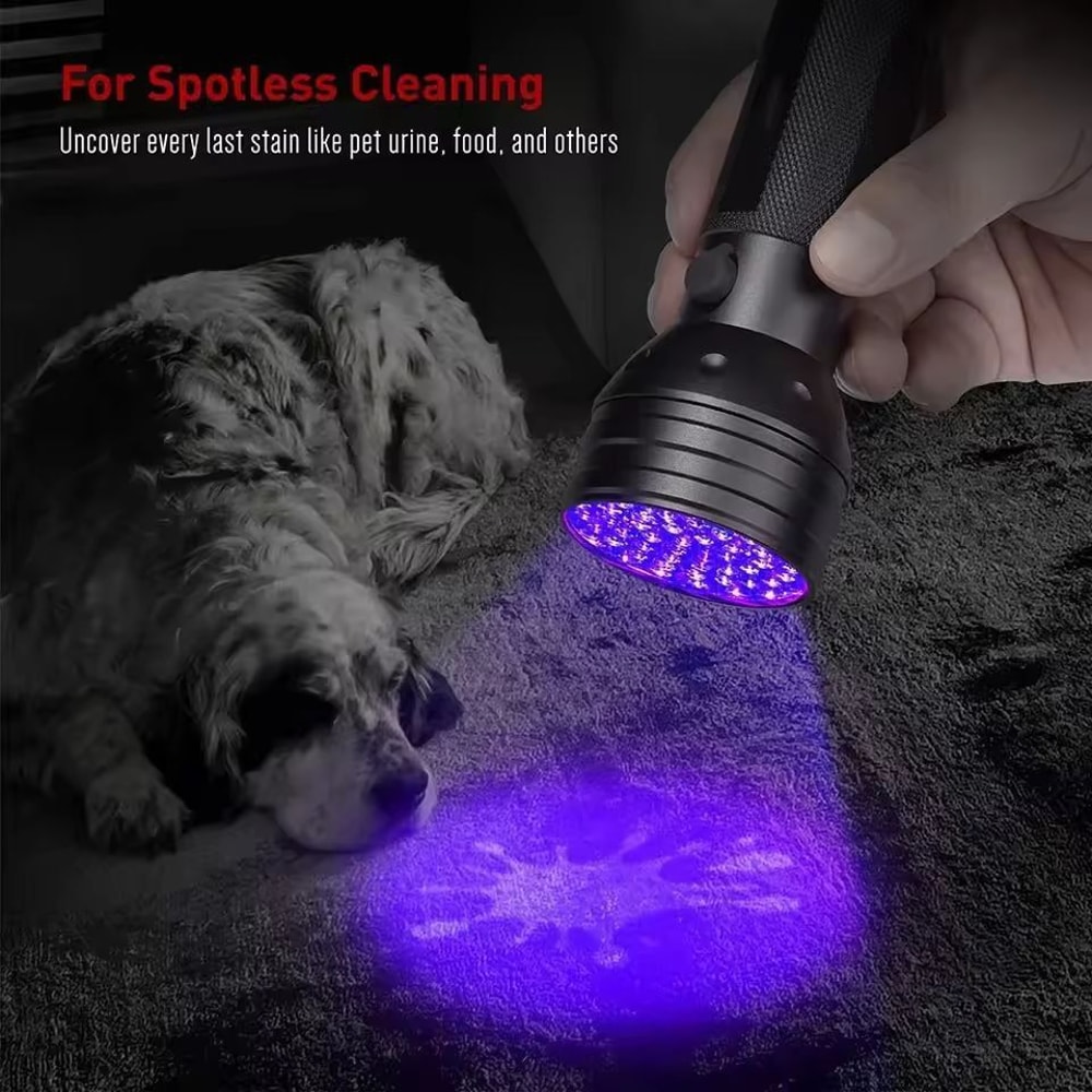 UltraDetect 395 Nm LED UV Flashlight Pet Stain Bed Bug Detector 9