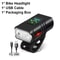 Ultimate Ride 9LED USBC Rechargeable Bike Headlight 0