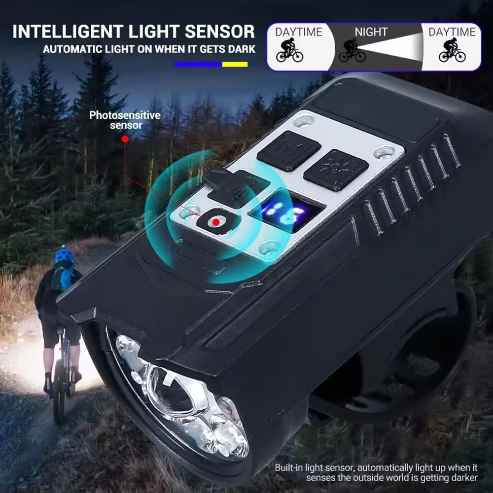 Ultimate Ride 9LED USBC Rechargeable Bike Headlight 11