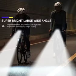 ultimate ride 9-led usb-c rechargeable bike headlight