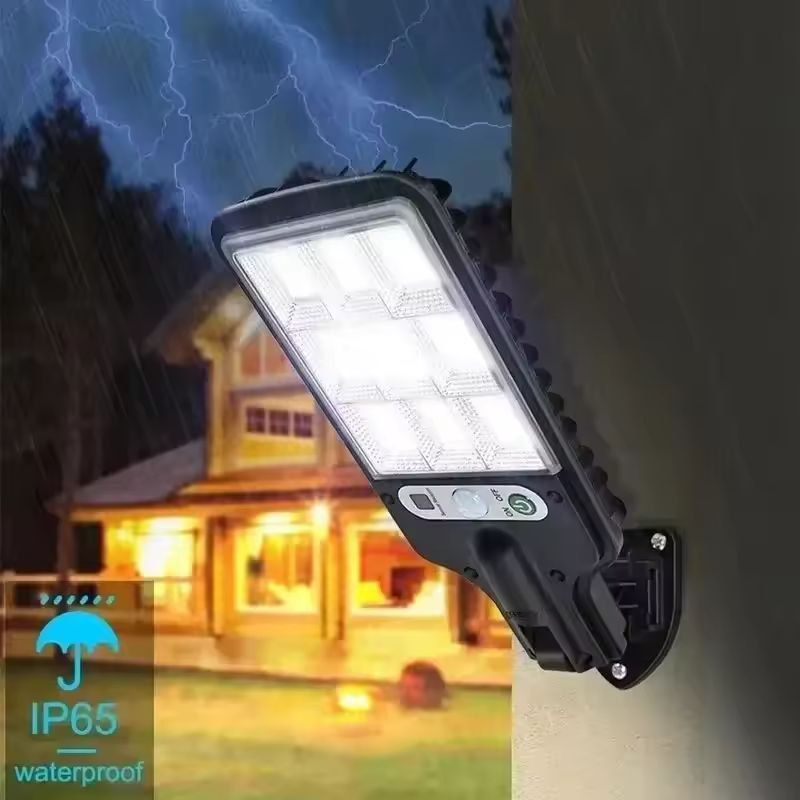 Solar Brilliance 108 COB Outdoor MotionSensor Street Wall Light 0