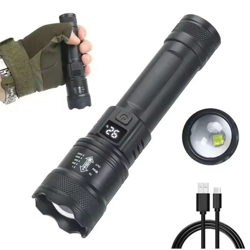 UltraBright USB Rechargeable LED Torch Lantern Perfect For Camping Emergencies 2