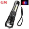 UltraBeam 2000M Rechargeable Tactical Flashlight 100000 LM Super Bright Zoom Torch 5