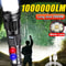 UltraBeam 2000M Rechargeable Tactical Flashlight 100000 LM Super Bright Zoom Torch 12