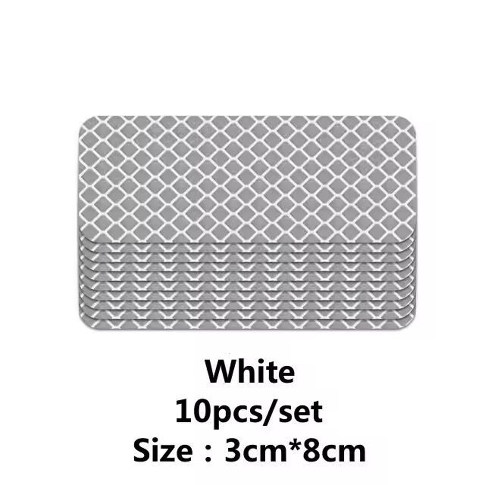 ReflectSafe 10Pack Car Bumper Reflective Warning Strip Tape HighVisibility Reflector Stickers For 3