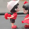 Loving Drive Couple Car Dashboard Figurine Cute Cartoon Kiss Ornament For Couples Car Interior De 4