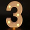 GlowUp Deluxe Alphabet Number LED Decor Lamp Customizable Home Wedding Birthday Signage 8