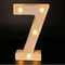 GlowUp Deluxe Alphabet Number LED Decor Lamp Customizable Home Wedding Birthday Signage 18