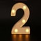 GlowUp Deluxe Alphabet Number LED Decor Lamp Customizable Home Wedding Birthday Signage 13