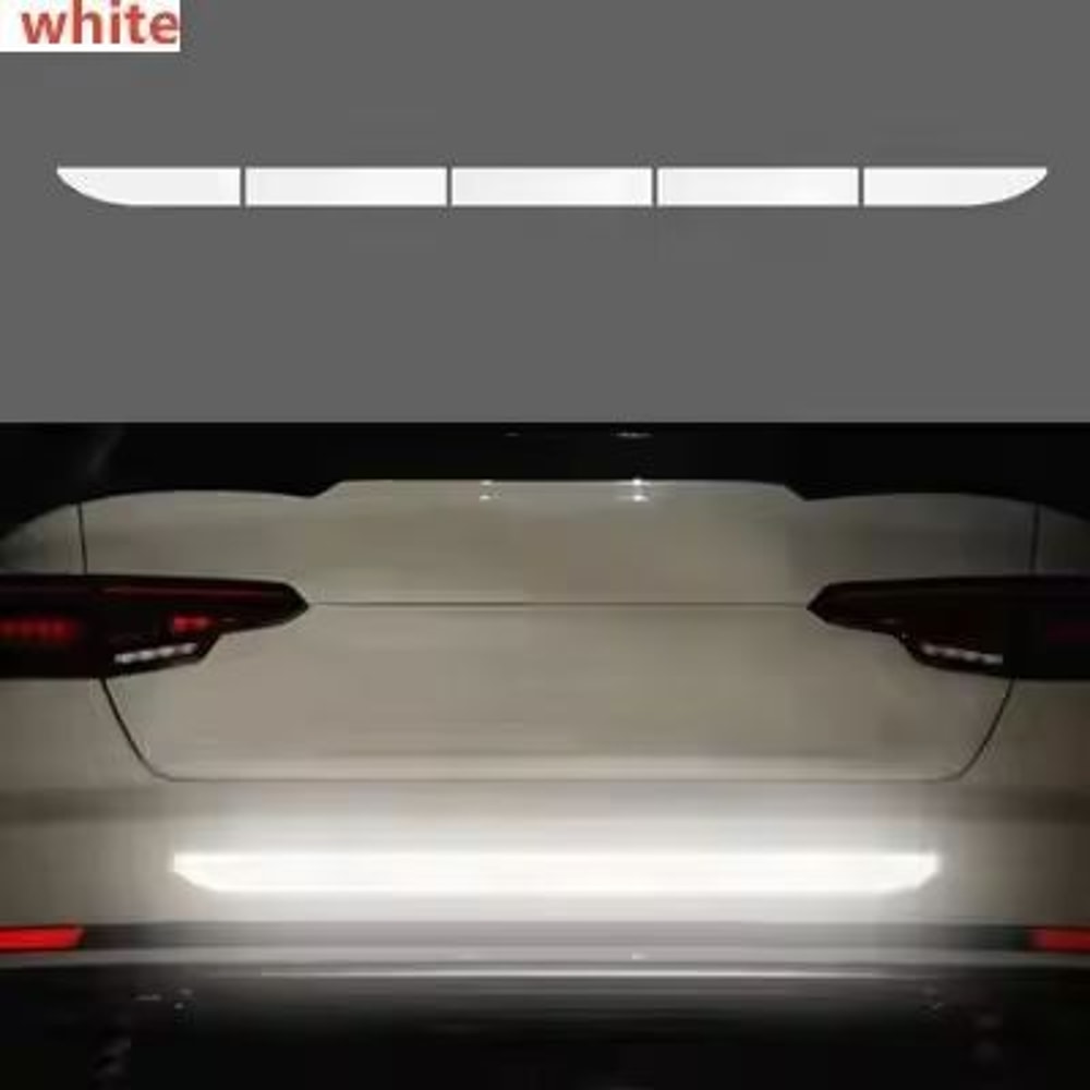 Premium Reflective Car Safety Strip AntiCollision Warning Tape For Trunk Bumper 6