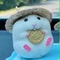 Hammy StrawHat Dashboard Buddy Adorable Hamster Car Ornament For Your Ride 2