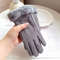 Winter Luxe Suede Touchscreen Driving Outdoor Gloves Plush Warm Womens Winter Gloves 3