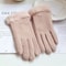 Winter Luxe Suede Touchscreen Driving Outdoor Gloves Plush Warm Womens Winter Gloves 4
