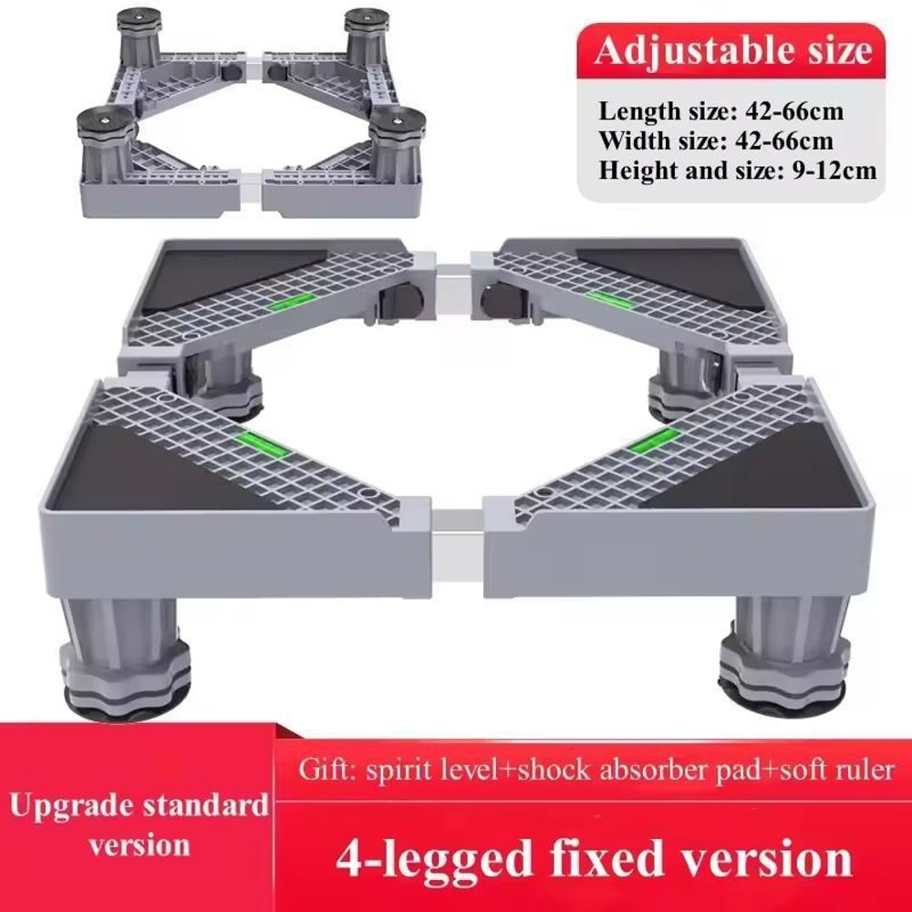 Premium Adjustable Appliance Base HeavyDuty Universal Stand For Washing Machine Dryer Refrigerato 4