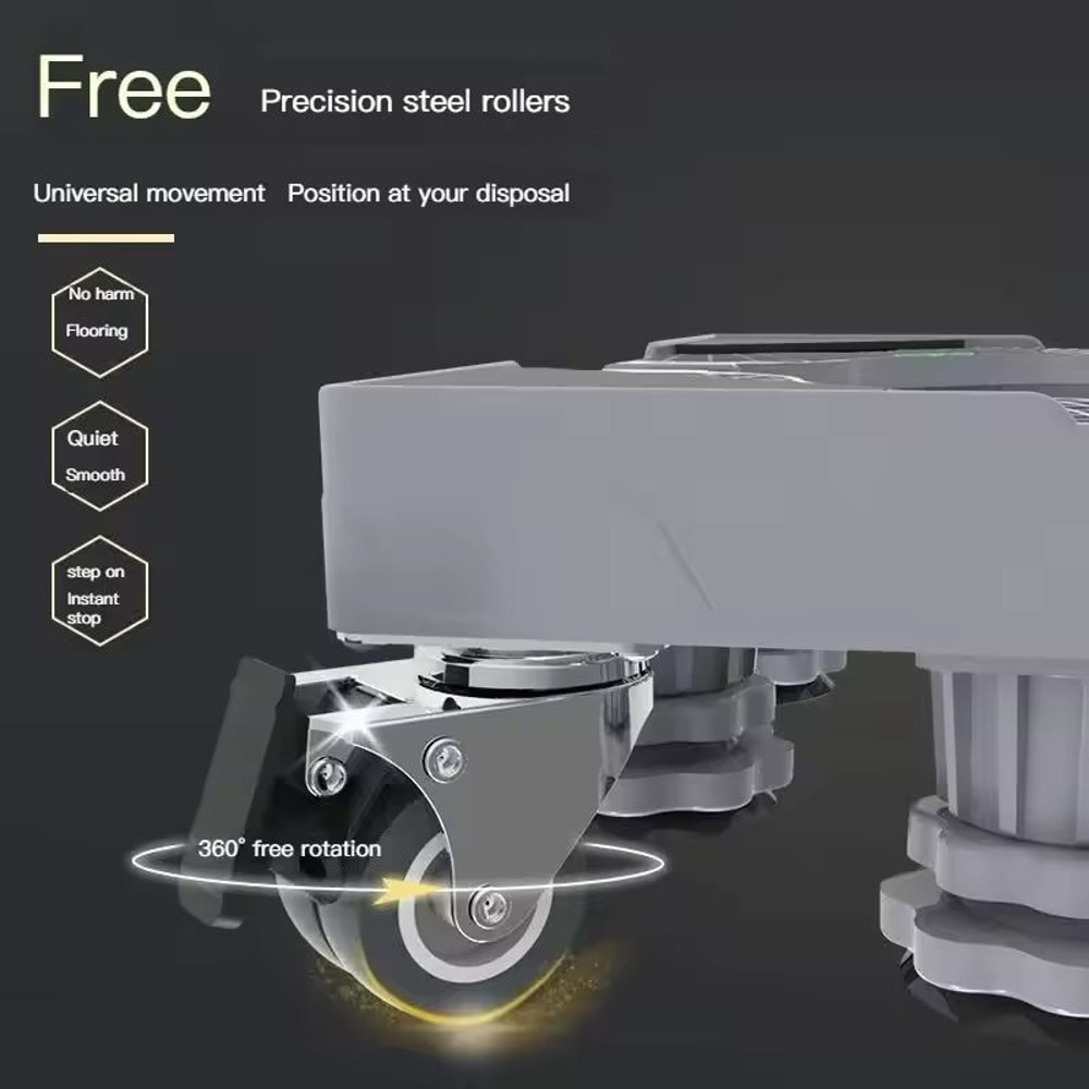 Premium Adjustable Appliance Base HeavyDuty Universal Stand For Washing Machine Dryer Refrigerato 7