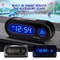 MiniCar Pro Dashboard Clock Thermometer Precision 2in1 LCD Auto Accessory 4