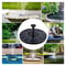GardenFlow Solar Floating Fountain Pump 131618 Cm Bird Bath Garden Water Feature Kit 2