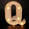 Radiant Letter Number LED Decor Lamp Personalized Home Wedding Party Signage 17