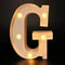 Radiant Letter Number LED Decor Lamp Personalized Home Wedding Party Signage 7