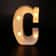 Radiant Letter Number LED Decor Lamp Personalized Home Wedding Party Signage 3