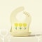 SuperSoft Silicone Baby Bib Waterproof Cartoon Bear Adjustable Feeding Apron 4