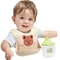 SuperSoft Silicone Baby Bib Waterproof Cartoon Bear Adjustable Feeding Apron 0