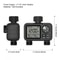 SmartDual Garden Irrigation Timer 2Outlet Digital Faucet Controller For Lawn Garden 4