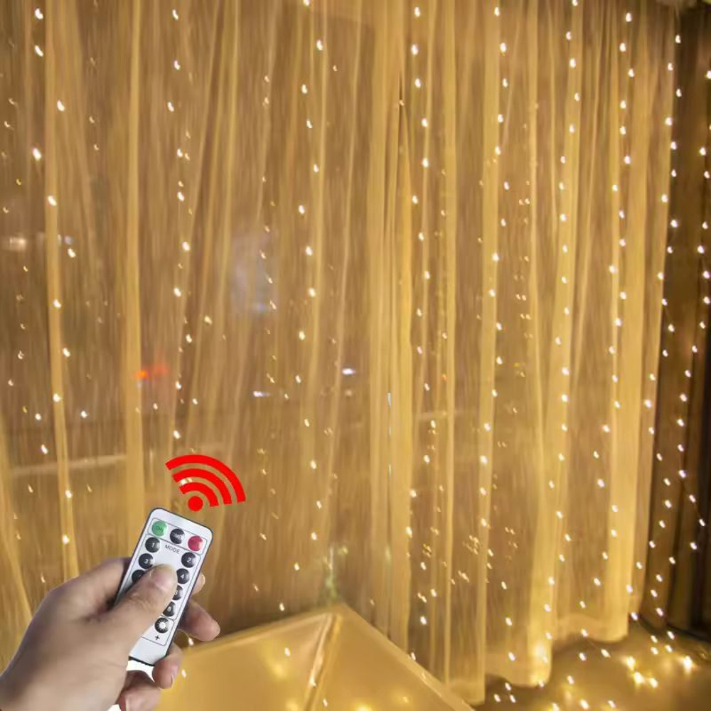 Enchanted Rainbow LED Curtain Lights USB Fairy String Lights For Bedroom Wedding Festive Decor 5